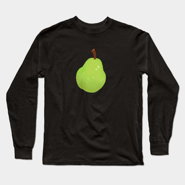 Pear Fruit Long Sleeve T-Shirt by lulubee